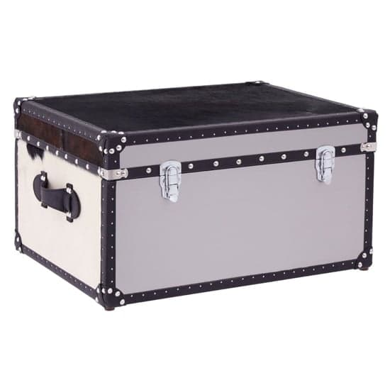 Kensick Wooden Storage Trunk In Black And White_1