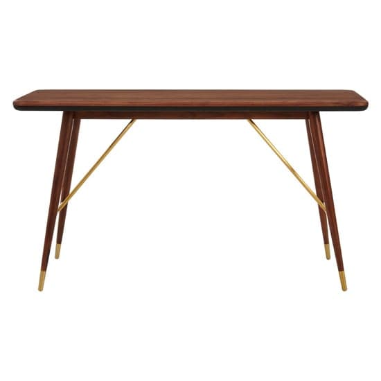 Kentona Wooden Console Table In Dark Walnut_2