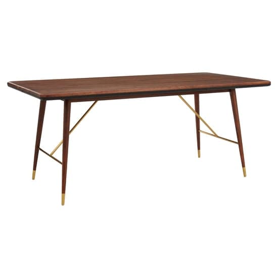 Kentona Wooden Dining Table In Dark Walnut_1