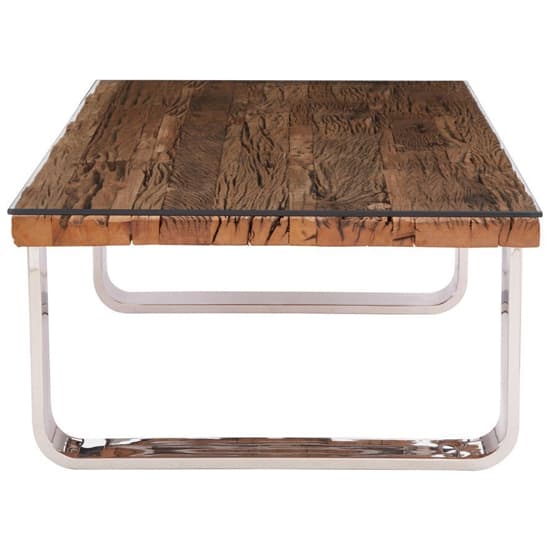 Kero Glass Top Coffee Table With U-Shaped Base In Natural_3