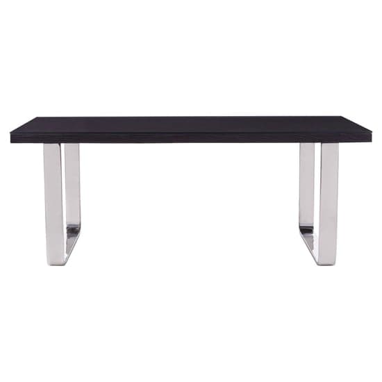 Kero Glass Top Dining Table With U-Shaped Base In Black_2