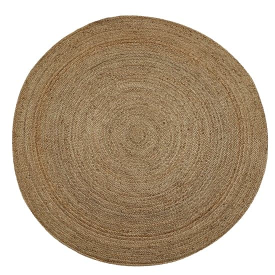 Kerrville Small Round Jute Rug In Brown_2