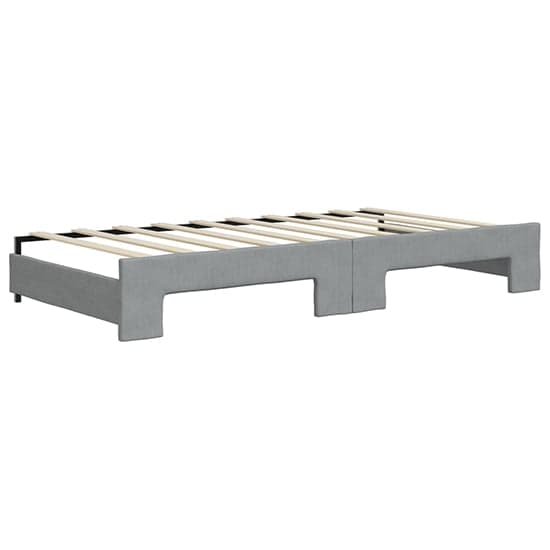 Kigali Fabric Daybed With Guest Bed In Light Grey_5