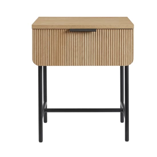 Kinder Wooden Side Table With 1 Drawer In Natural And Black_4