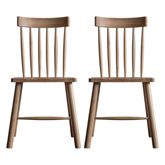 Kinghamia Oak Wooden Dining Chairs In A Pair_1
