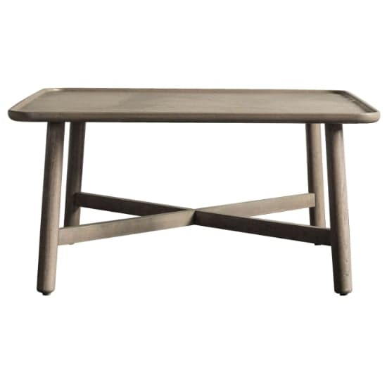 Kinghamia Square Wooden Coffee Table In Grey_2