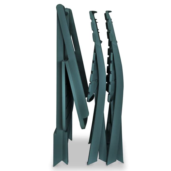 Kinston Plastic 3 Piece Folding Bistro Set In Green_6