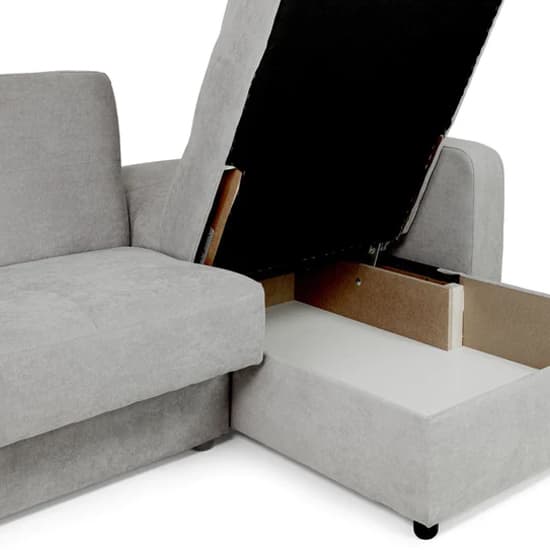 Kira Fabric Sofa Bed Corner In Grey_5