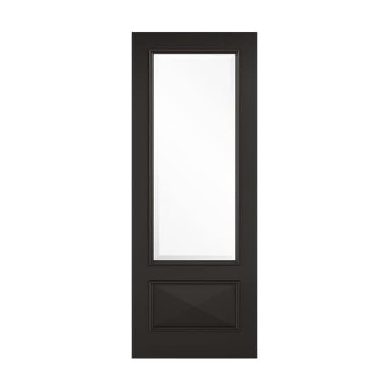 Knightsbridge Glazed 1981mm x 762mm Internal Door In Black_2