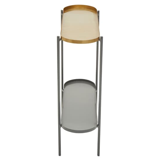 Koura Metal Console Table In Gold And Grey_4