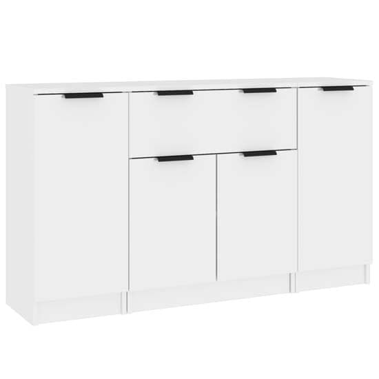 Krefeld High Gloss Sideboard With 4 Doors 1 Drawer In White_3