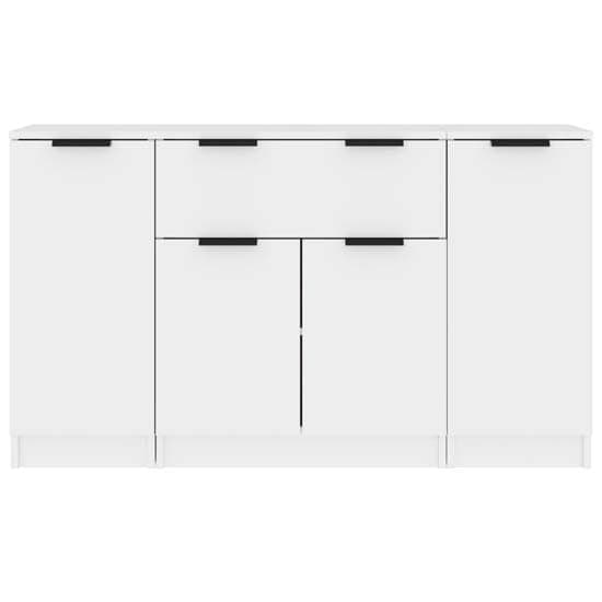 Krefeld High Gloss Sideboard With 4 Doors 1 Drawer In White_4