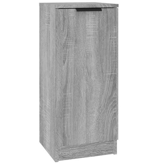 Krefeld Wooden Sideboard With 4 Doors 1 Drawer In Grey Sonoma Oak_6