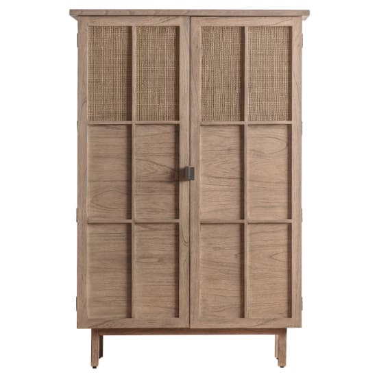 Kyron Wooden Storage Cabinet With 2 Doors In Natural_5
