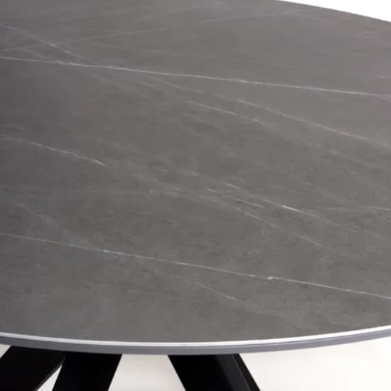 Lacole Sintered Stone Dining Table Large Round In Grey_2