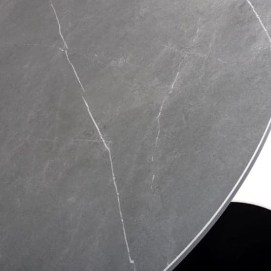 Lacole Sintered Stone Dining Table Round In Grey_2