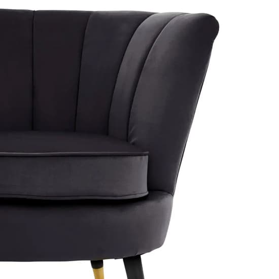 Lagos Velvet Accent Chair In Black_5