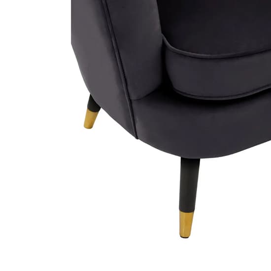 Lagos Velvet Accent Chair In Black_6