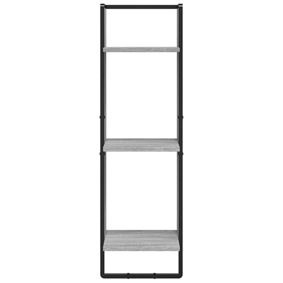 Lagos Wooden Wall Shelf With 6 Compartments In Grey Sonoma Oak_6