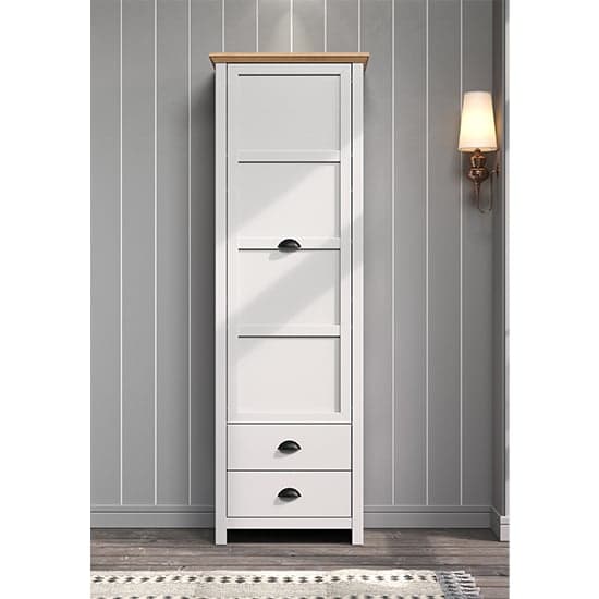 Lajos Wooden Hallway Wardrobe In Light Grey And Artisan Oak_1