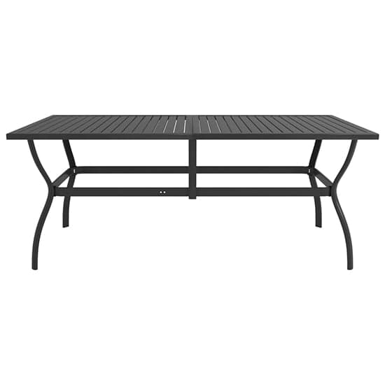 Lanai Steel 190cm Garden Dining Table In Anthracite_2