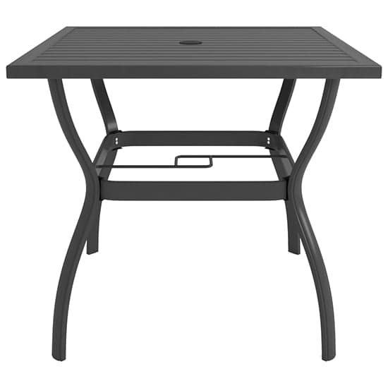 Lanai Steel 81.5cm Garden Dining Table In Anthracite_2