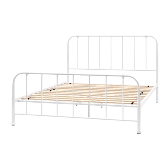 Lancaster Mild Steel Double Bed In Ivory_5