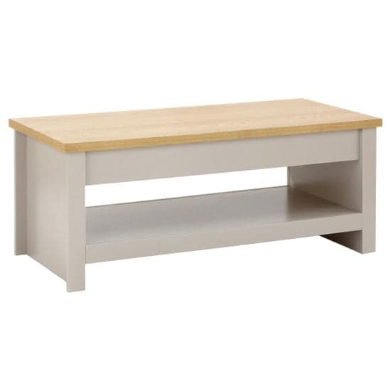 Loftus Wooden Lift Up Coffee Table In Grey And Oak_3