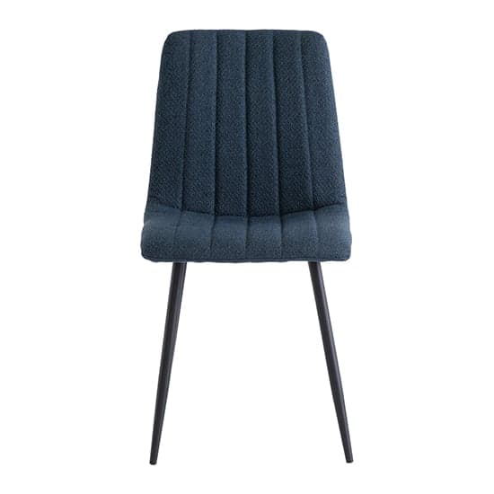 Laney Fabric Dining Chair In Blue With Black Legs_2