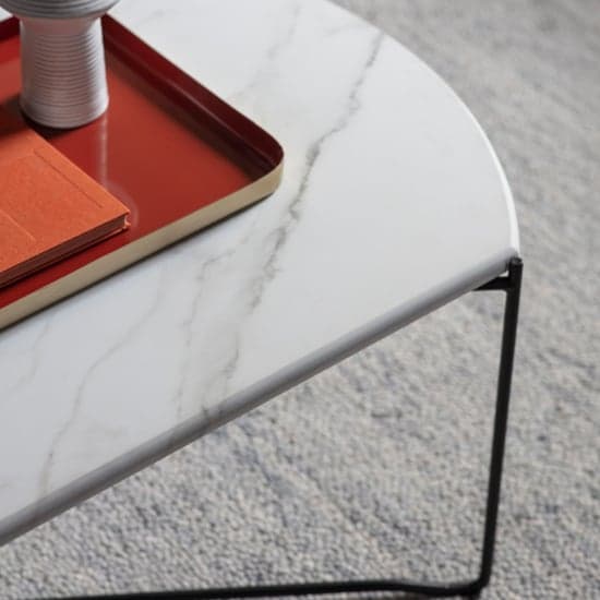 Lankford Wooden Coffee Table In White Marble Effect_3