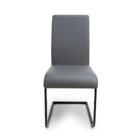 Lansing Grey Faux Leather Dining Chairs In Pair_6