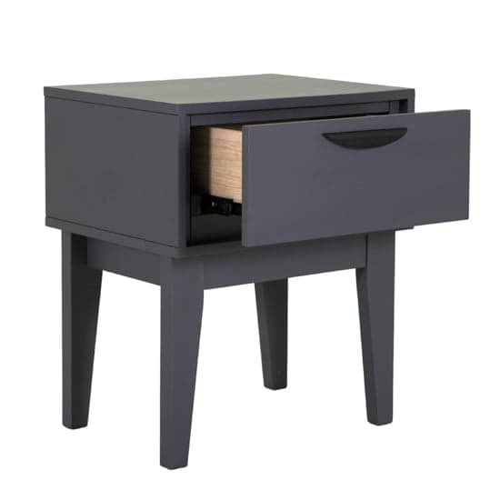 Lanus Wooden Bedside Cabinet With 1 Drawer In Dark Grey_2