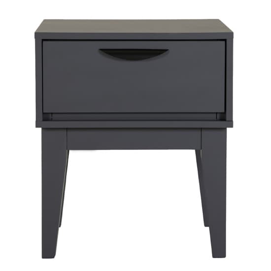 Lanus Wooden Bedside Cabinet With 1 Drawer In Dark Grey_3