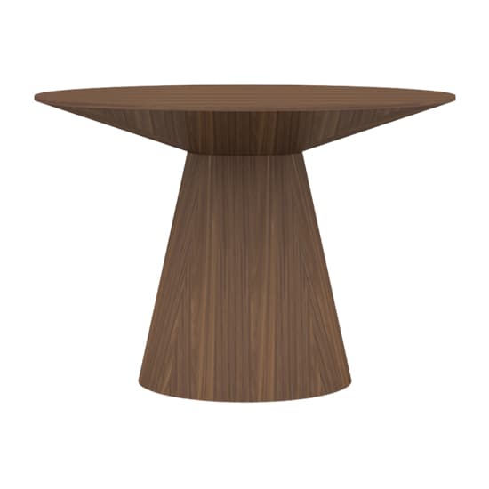 Lapis Wooden Dining Table Round In Walnut_1
