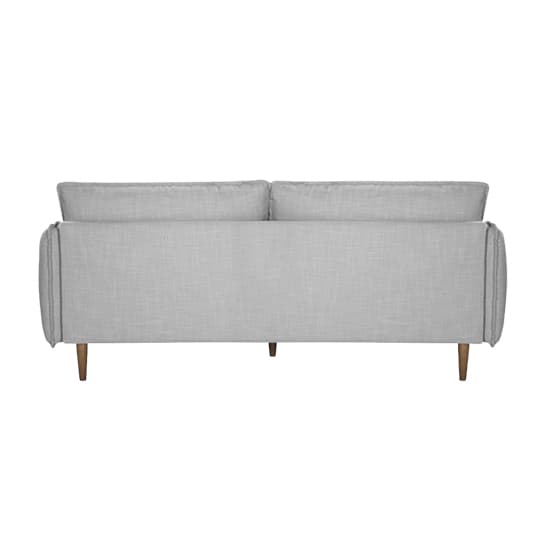 Lark Linen Fabric 3 Seater Sofa In Silver Grey_3