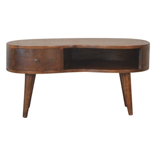 Lasix Wooden Wave Coffee Table In Chestnut With 1 Drawer_2