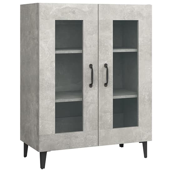 Latrell Wooden Sideboard With 2 Doors In Concrete Effect_3