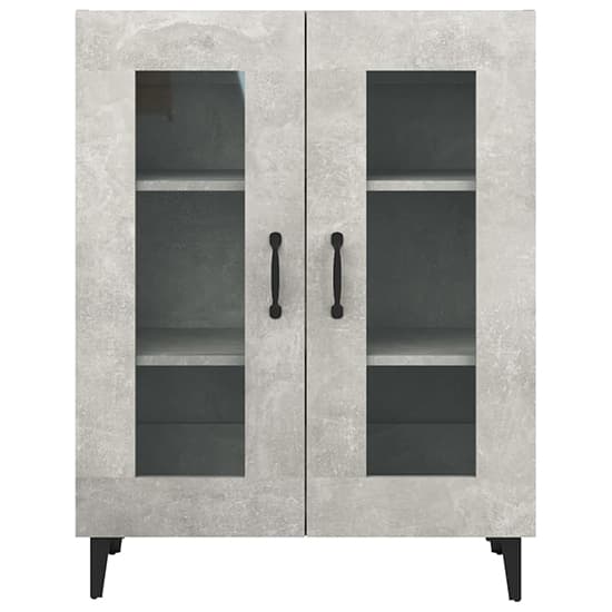 Latrell Wooden Sideboard With 2 Doors In Concrete Effect_4