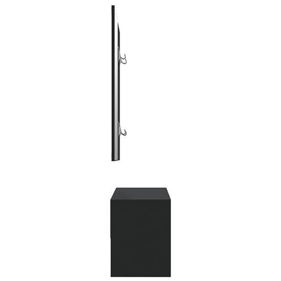 Lautoka Wooden Hallway Furniture Set In Black Furniture in Fashion