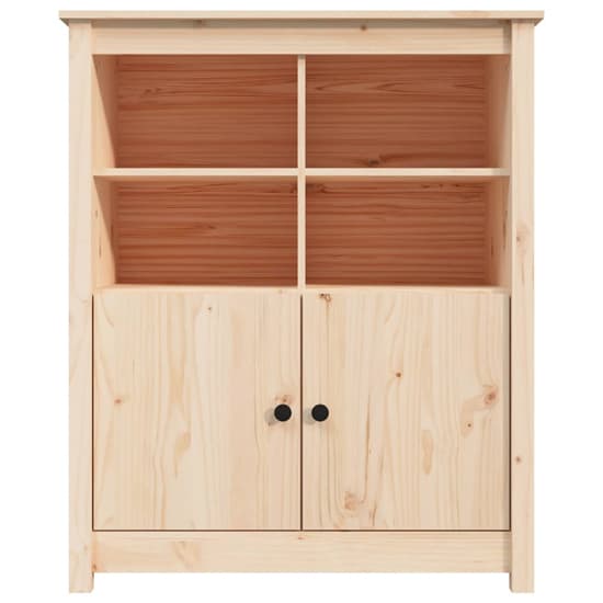 Laval Solid Pine Wood Sideboard With 2 Doors In Natural_4