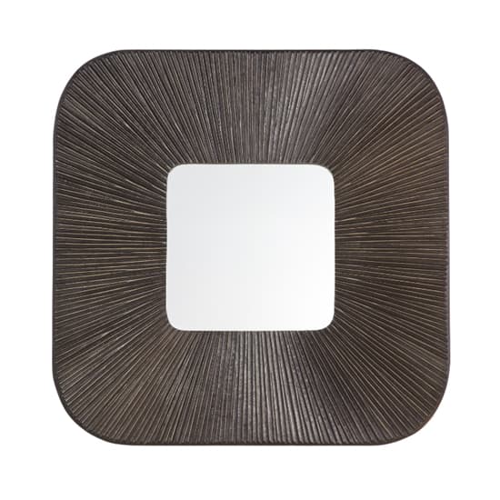 Laveen Square Wall Mirror In Grey Wooden Frame_3