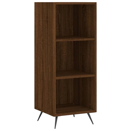 Lavey Wooden Shelving Unit With 2 Shelves In Brown Oak_2
