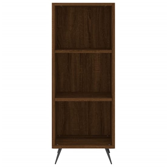 Lavey Wooden Shelving Unit With 2 Shelves In Brown Oak_3