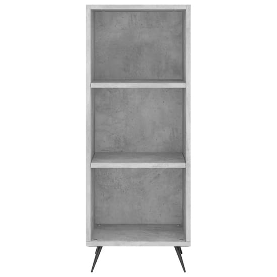Lavey Wooden Shelving Unit With 2 Shelves In Concrete Effect_3