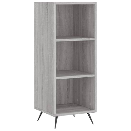 Lavey Wooden Shelving Unit With 2 Shelves In Grey Sonoma Oak_2