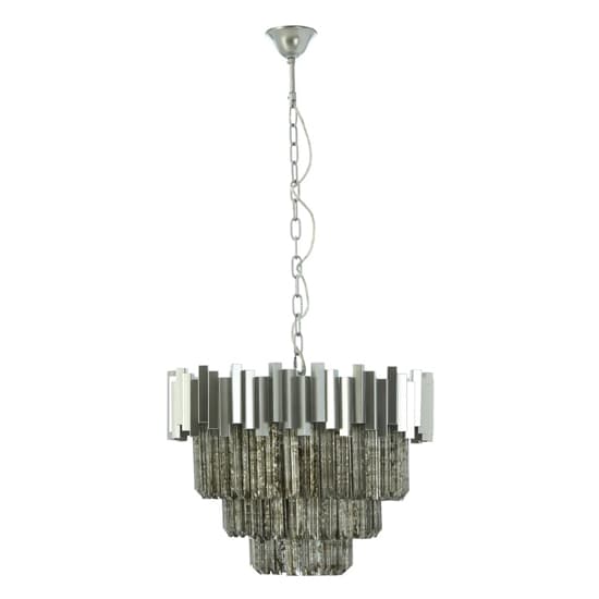 Lawton Small Mirrored Glass Chandelier Ceiling Light In Nickel_2