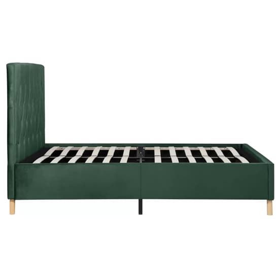 Laxly Fabric Double Bed In Green_4