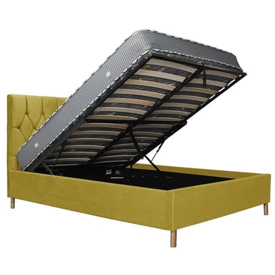Laxly Fabric Ottoman Double Bed In Mustard_4
