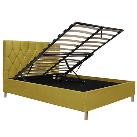 Laxly Fabric Ottoman Double Bed In Mustard_5