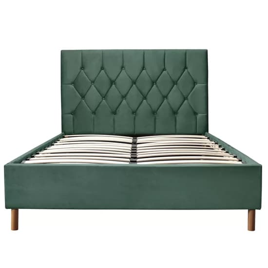 Laxly Fabric Ottoman King Size Bed In Green_6